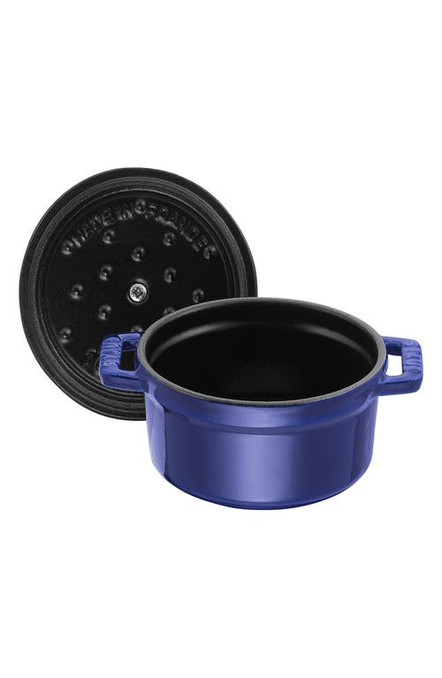 Staub 2.75-quart Enameled Cast Iron Dutch Oven In Blue