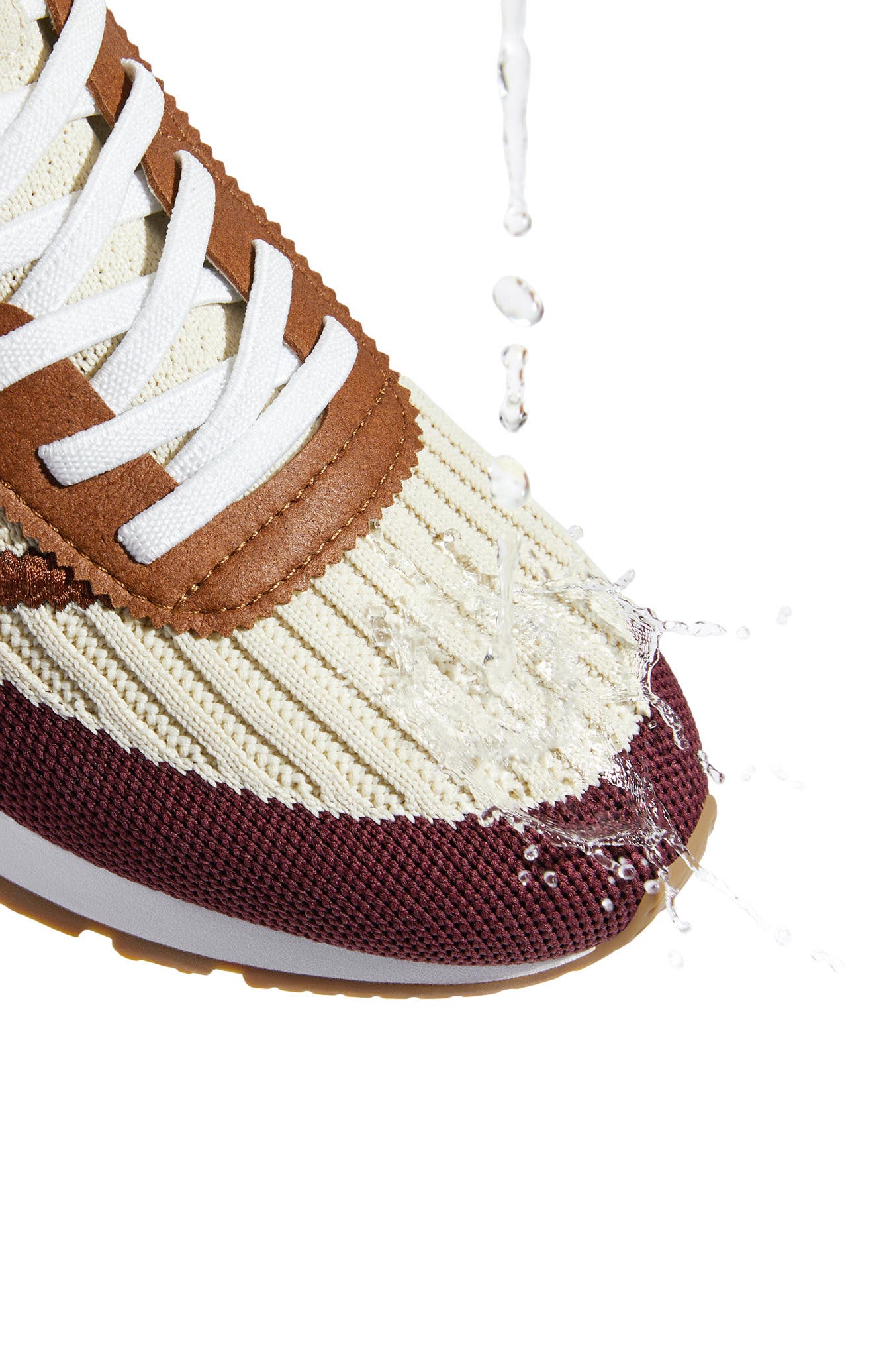 VIVAIA Mix-Texture Slip-On Sneakers, Alternate, color, Beige Burgundy Caramel