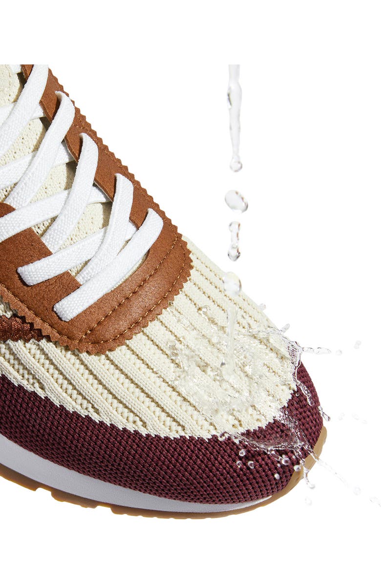 VIVAIA Mix-Texture Slip-On Sneakers, Alternate, color, Beige Burgundy Caramel