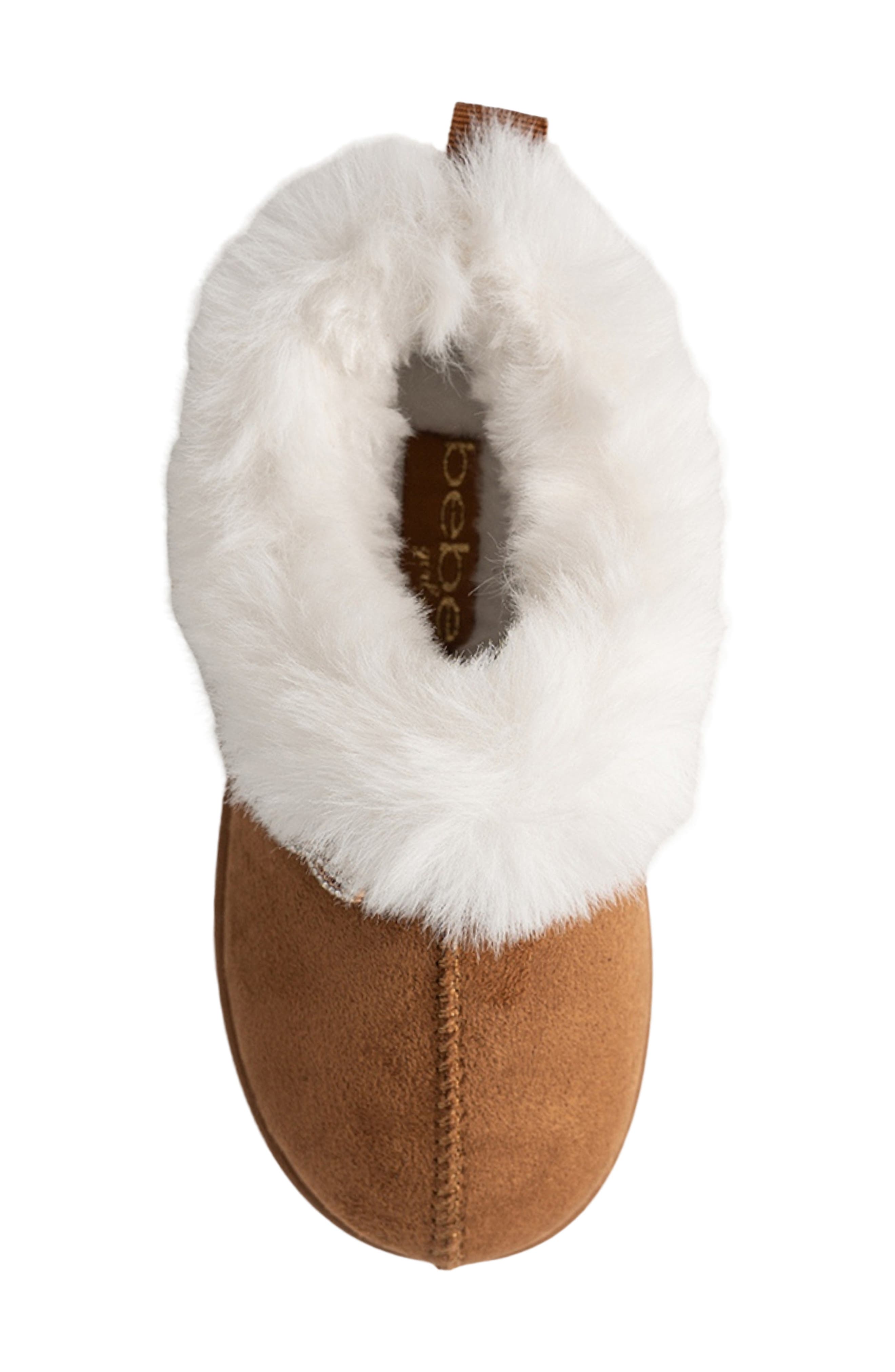 Kids' Microsuede Mule, Alternate, color, COGNAC