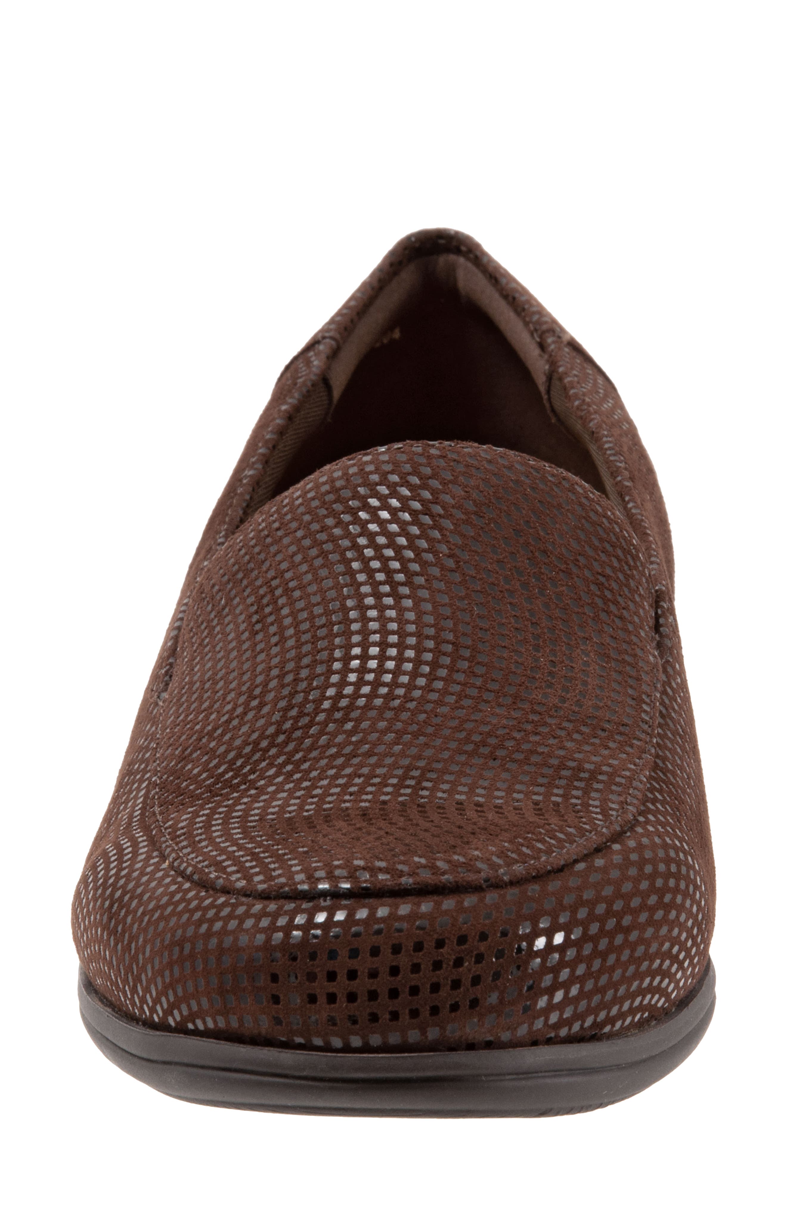 Deanna Flat, Alternate, color, DARK BROWN LEATHER
