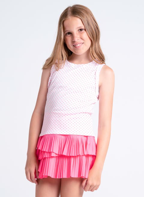 Girls Poppy Dot Tank