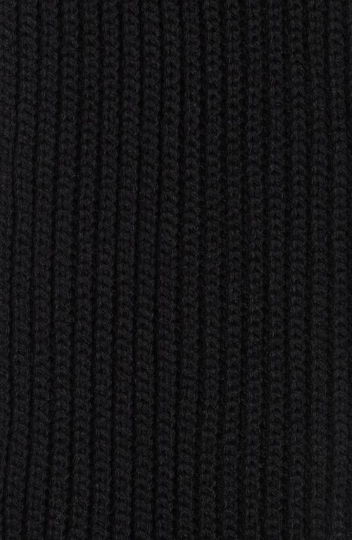 Cole Haan Chunky Knit Scarf In Black