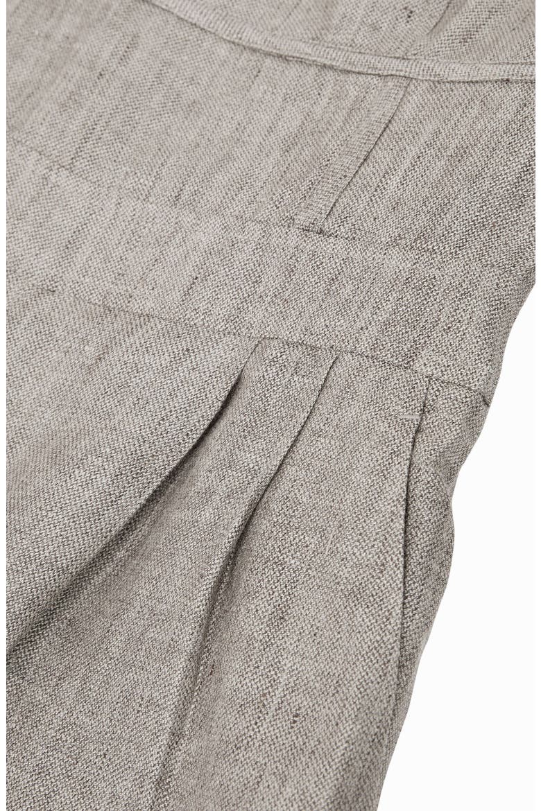 Flora Square Neck Wide Leg Linen Jumpsuit, Alternate, color, NEUTRAL