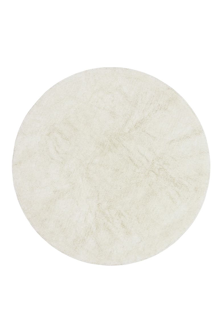 Woolable Round Washable Wool Rug, Main, color, NATURAL