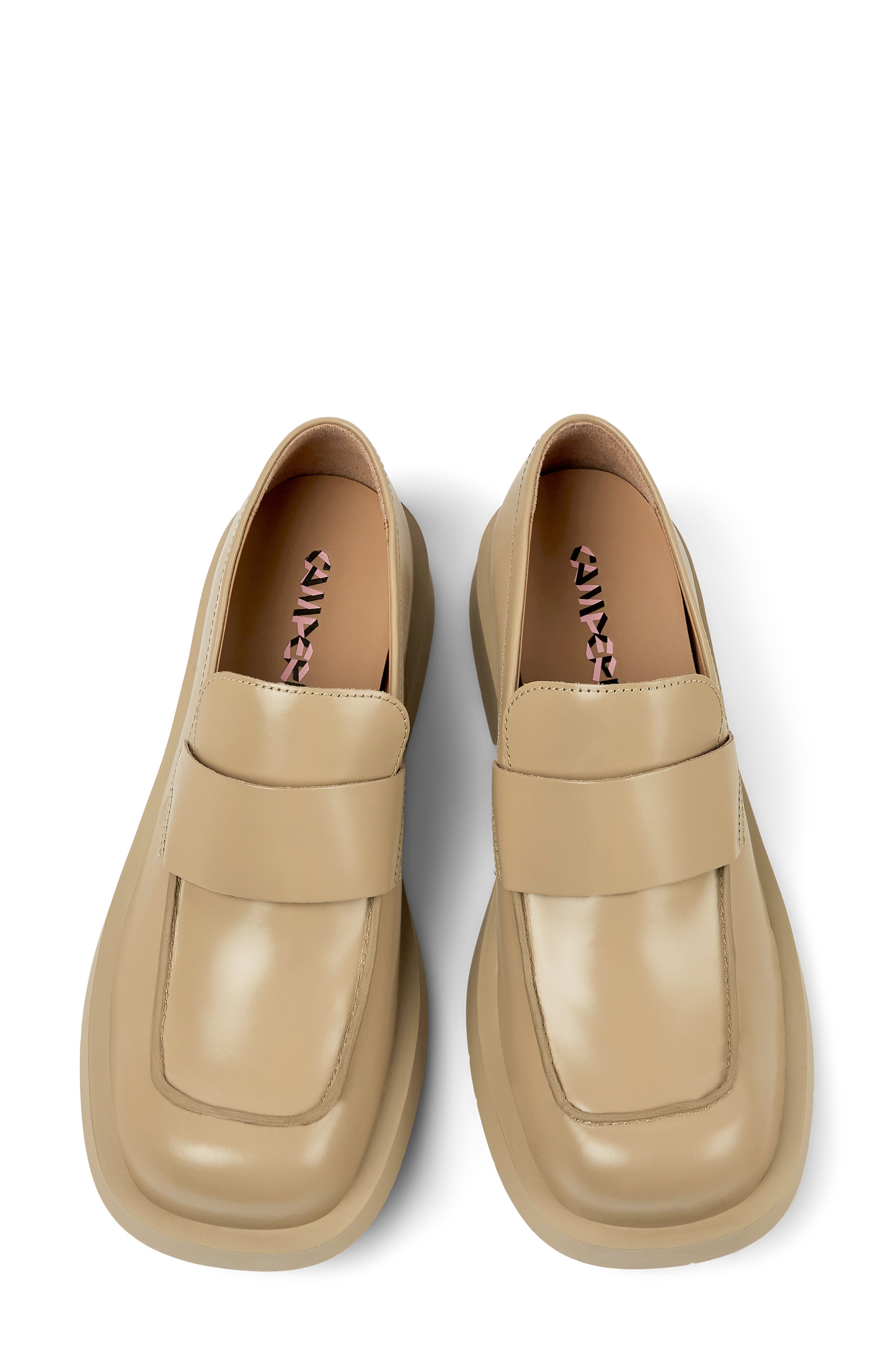 Camper Gender Inclusive 1978 Loafer, Alternate, color, Medium Beige