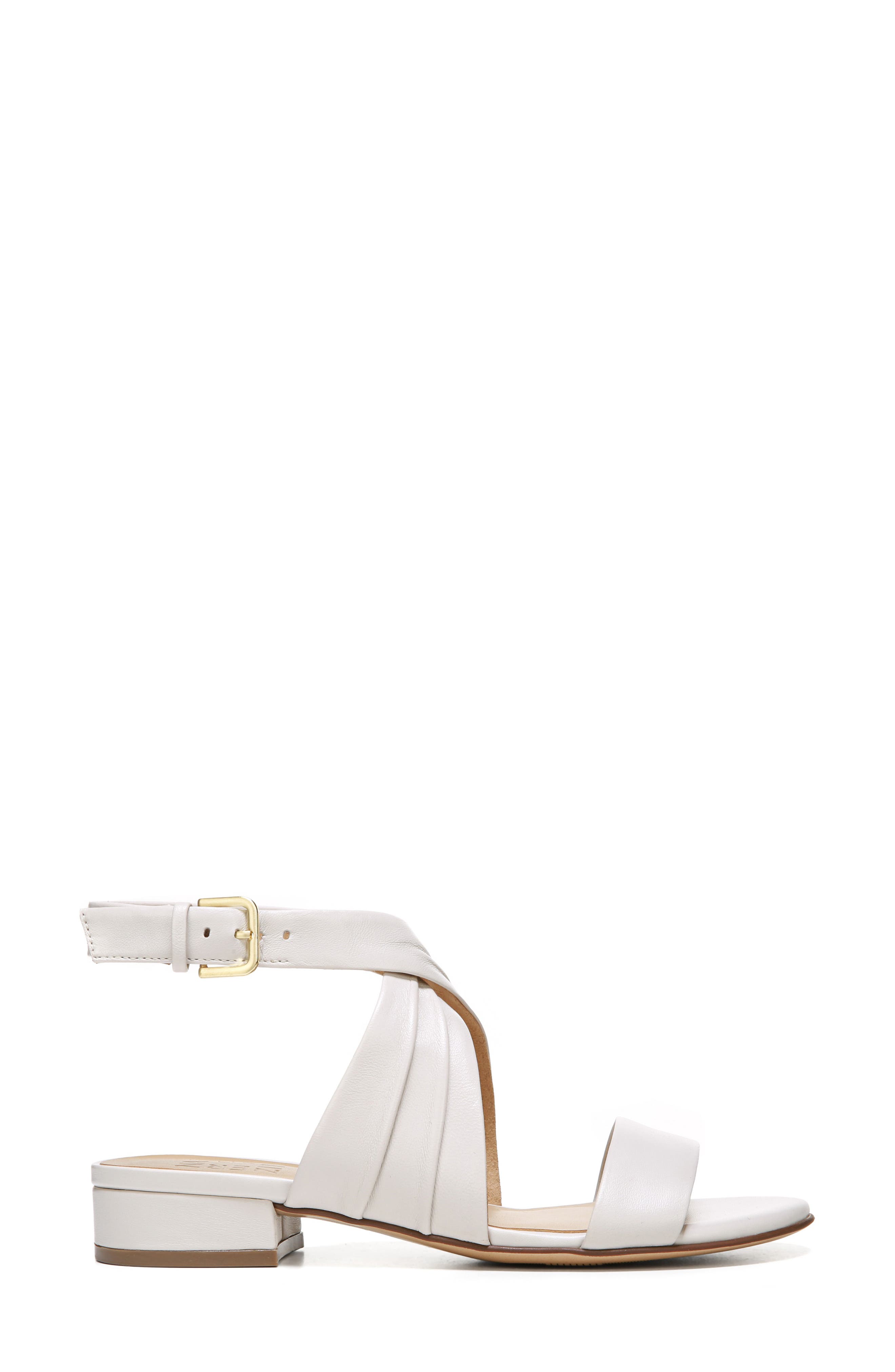 Maddy Ankle Strap Sandal, Alternate, color, ALABASTER LEATHER