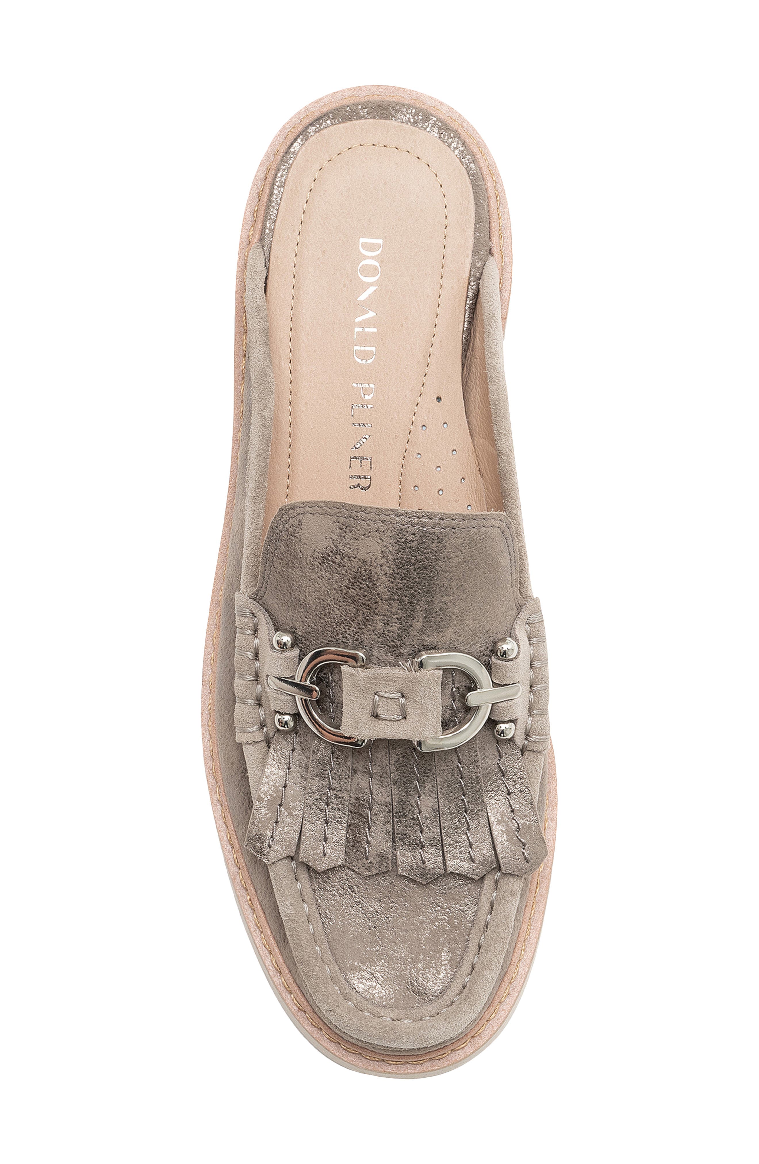 Donald Pliner Kiltie Fringe Moc Toe Loafer Mule, Alternate, color, 