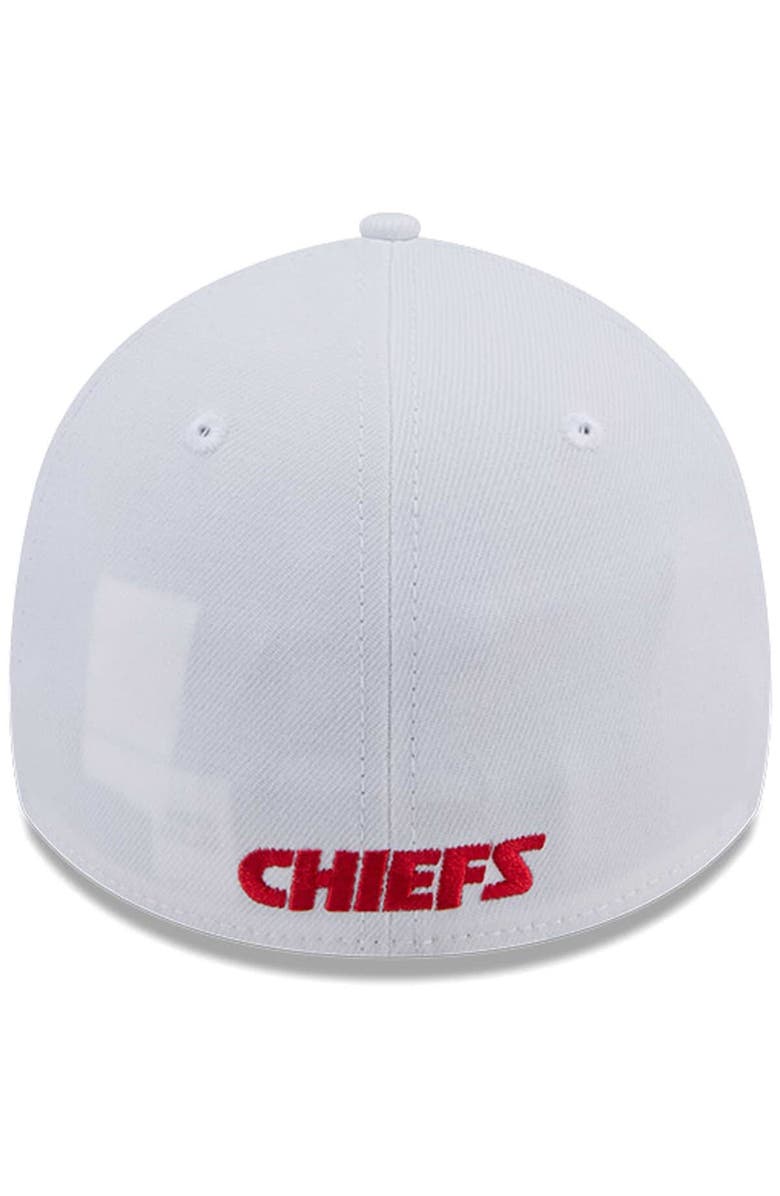 New Era Men's New Era White Kansas City Chiefs Main 39THIRTY Flex Hat, Alternate, color, 