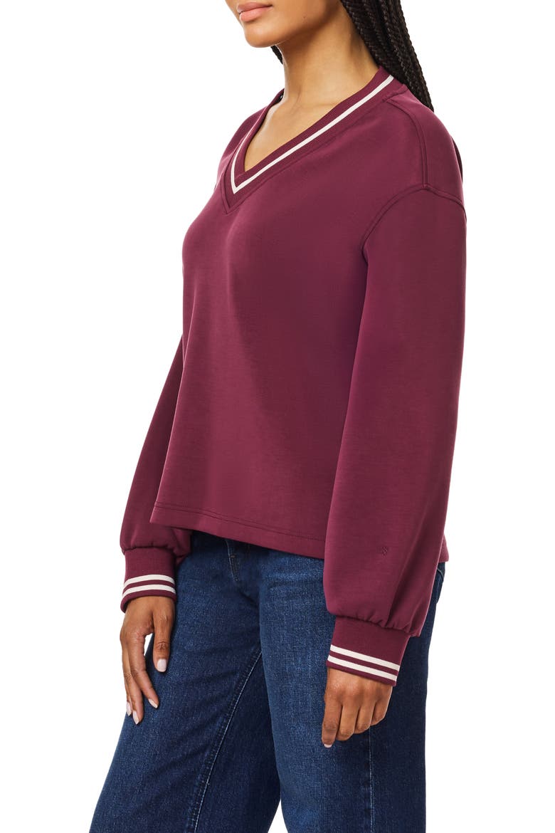 V-Neck Sweatshirt, Alternate, color, FIG