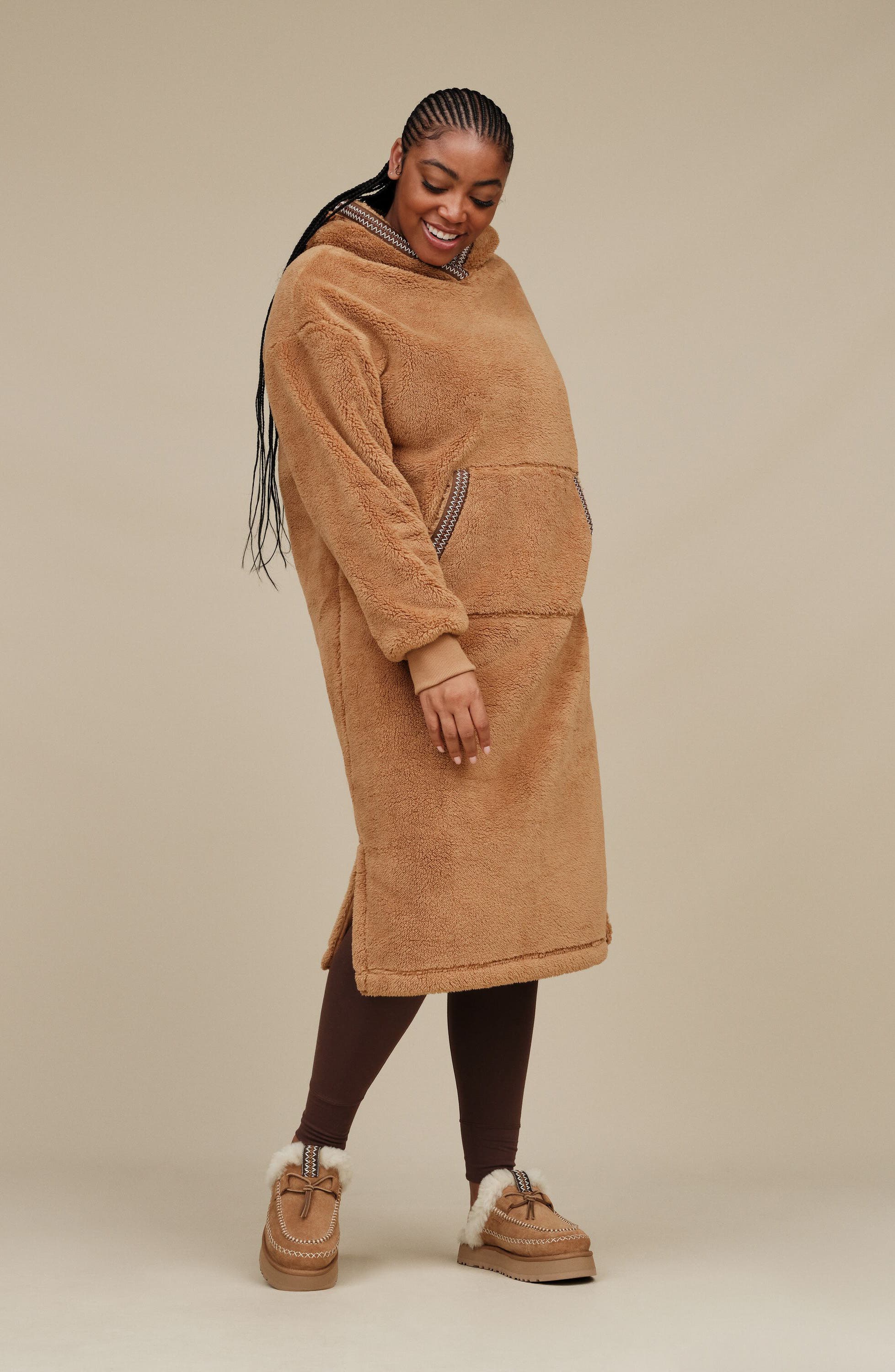 UGG<sup>®</sup> Disquette Alpine Slipper, Alternate, color, Chestnut