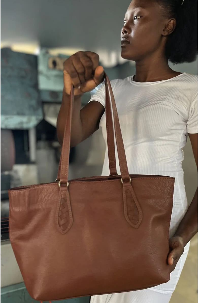 Deux Mains Mid Tote, Alternate, color,