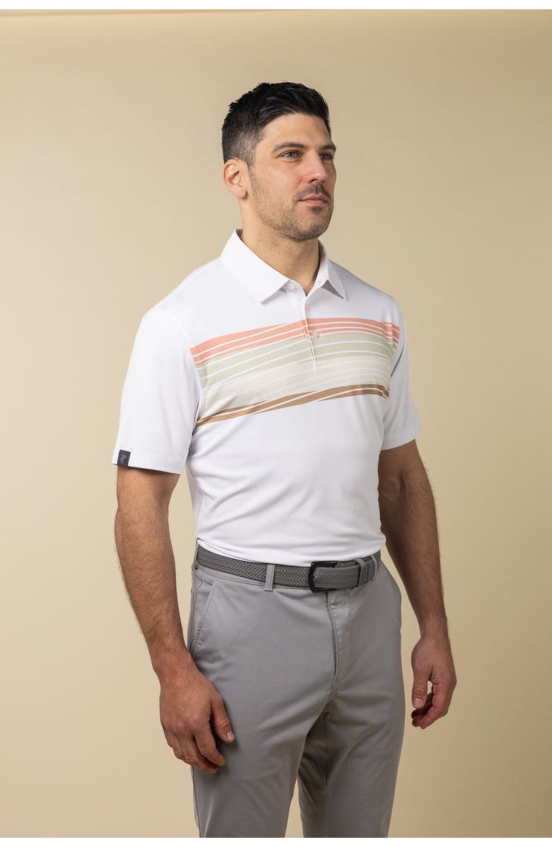 ASHWORTH GOLF Tide Polo, Alternate, color, White