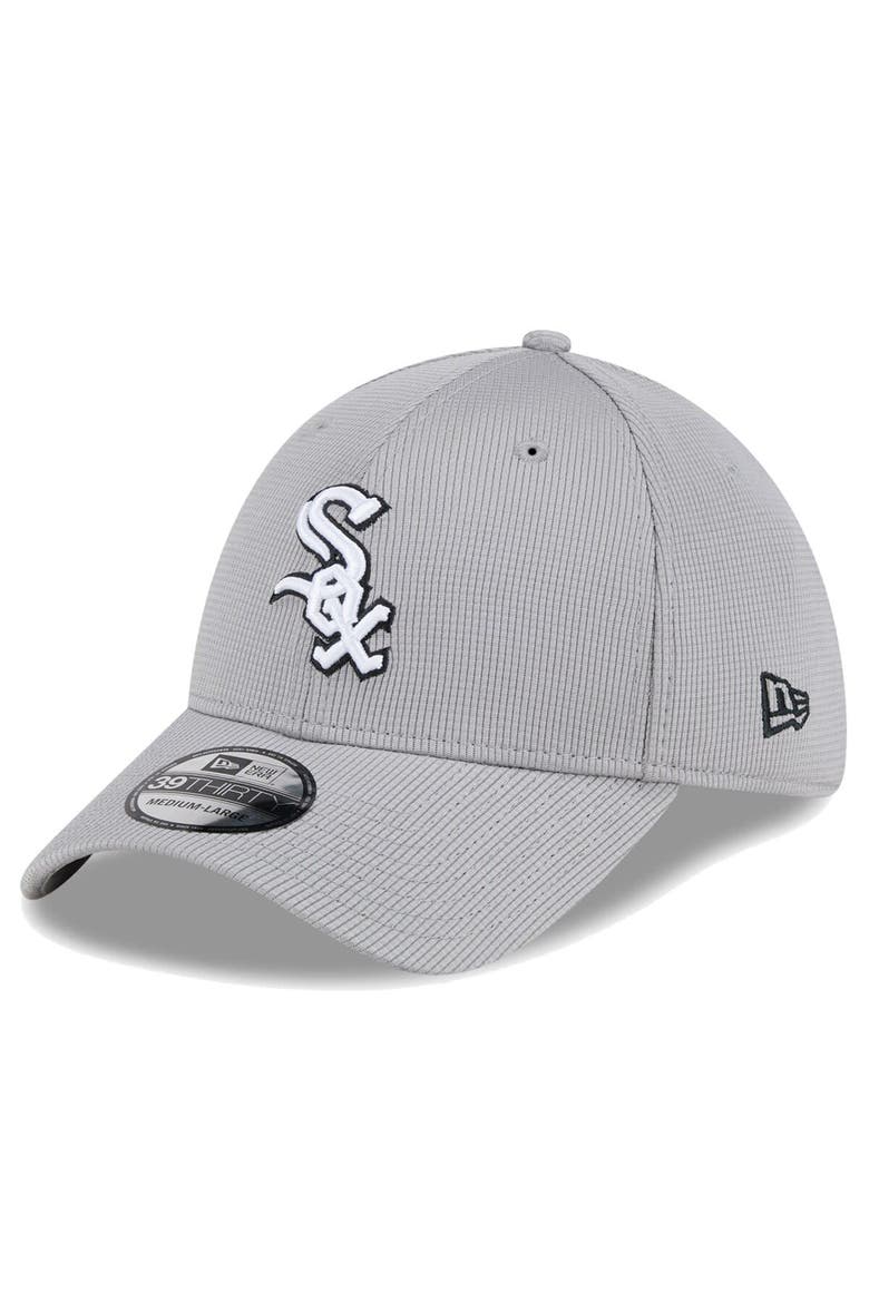 Men's New Era Gray Chicago White Sox Active Pivot 39THIRTY Flex Hat, Main, color, Gray