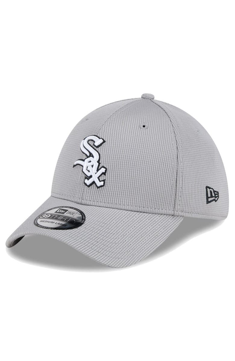 New Era Men's New Era Gray Chicago White Sox Active Pivot 39THIRTY Flex Hat, Main, color, Gray