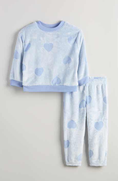 Kids' Embossed Fleece Sweatshirt & Sweatpants Set