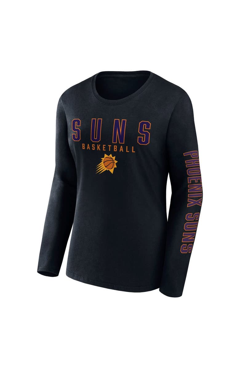 FANATICS Women's Fanatics Black Phoenix Suns Top Baller Long Sleeve T-Shirt, Alternate, color, Black