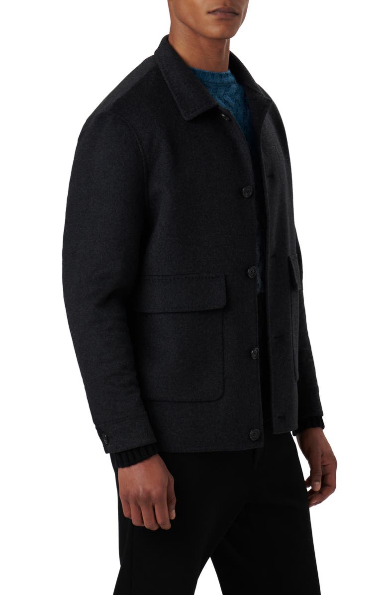 Bugatchi Pickstitch Wool Blend Jacket, Alternate, color,