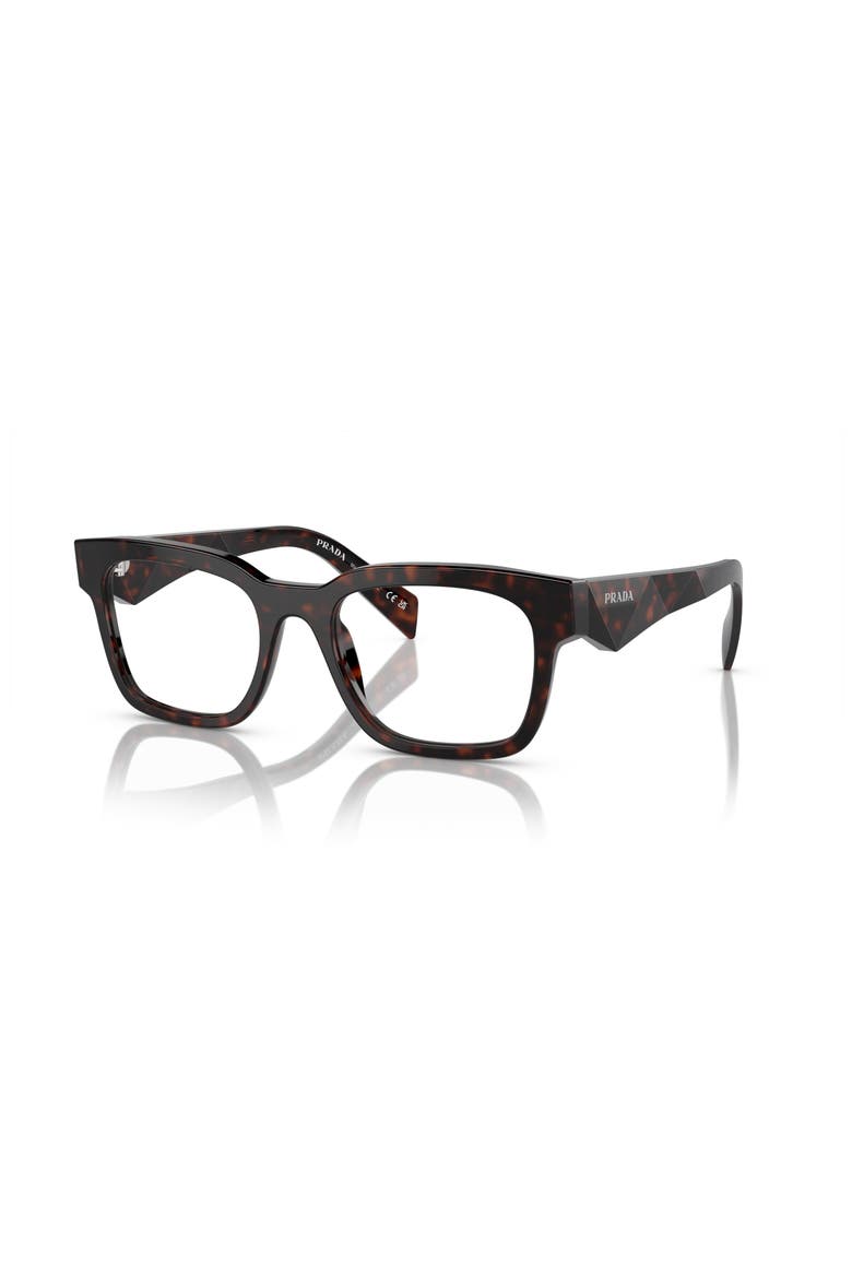 54mm Rectangle optical glasses, Main, color, Red