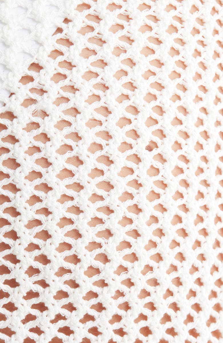 Kulani Kinis Crochet Cover-Up Sarong, Alternate, color,