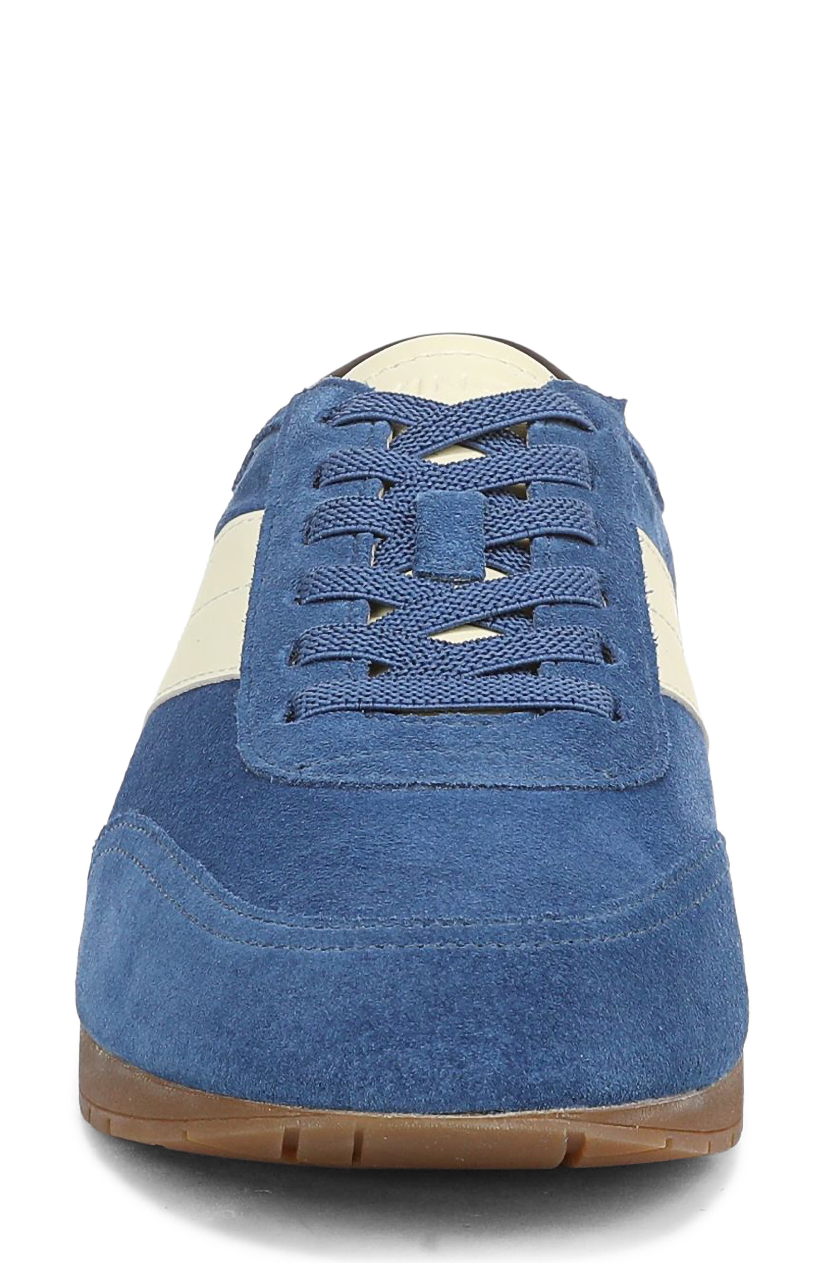 LA Runner Sneaker, Alternate, color, INDIGO/ STRAW SEED