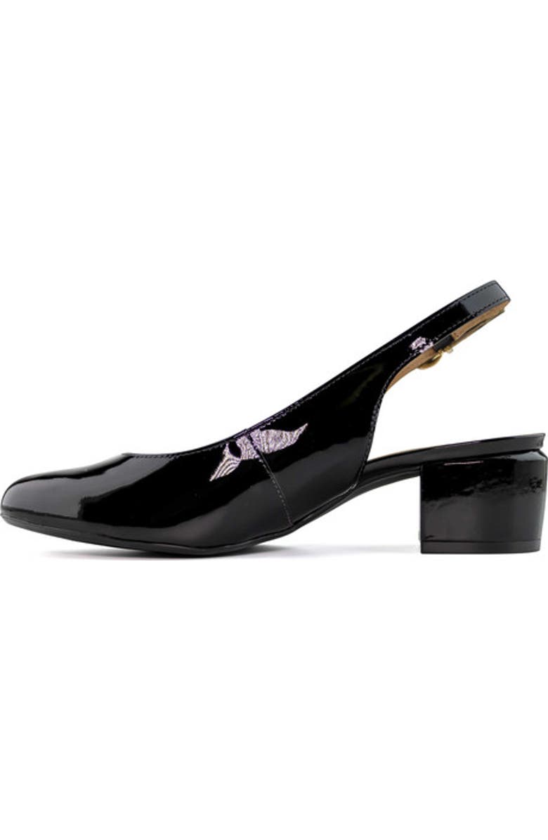 Marc Joseph New York Broad St Slingback Leather Pump, Alternate, color, Black Soft Patent