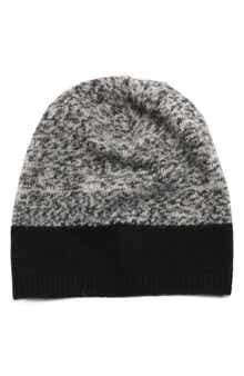 Portolano Melange Cashmere Cuff Beanie