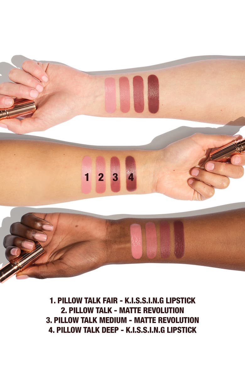 Charlotte Tilbury K.I.S.S.I.N.G. Lipstick, Alternate, color, Pillow Talk Fair