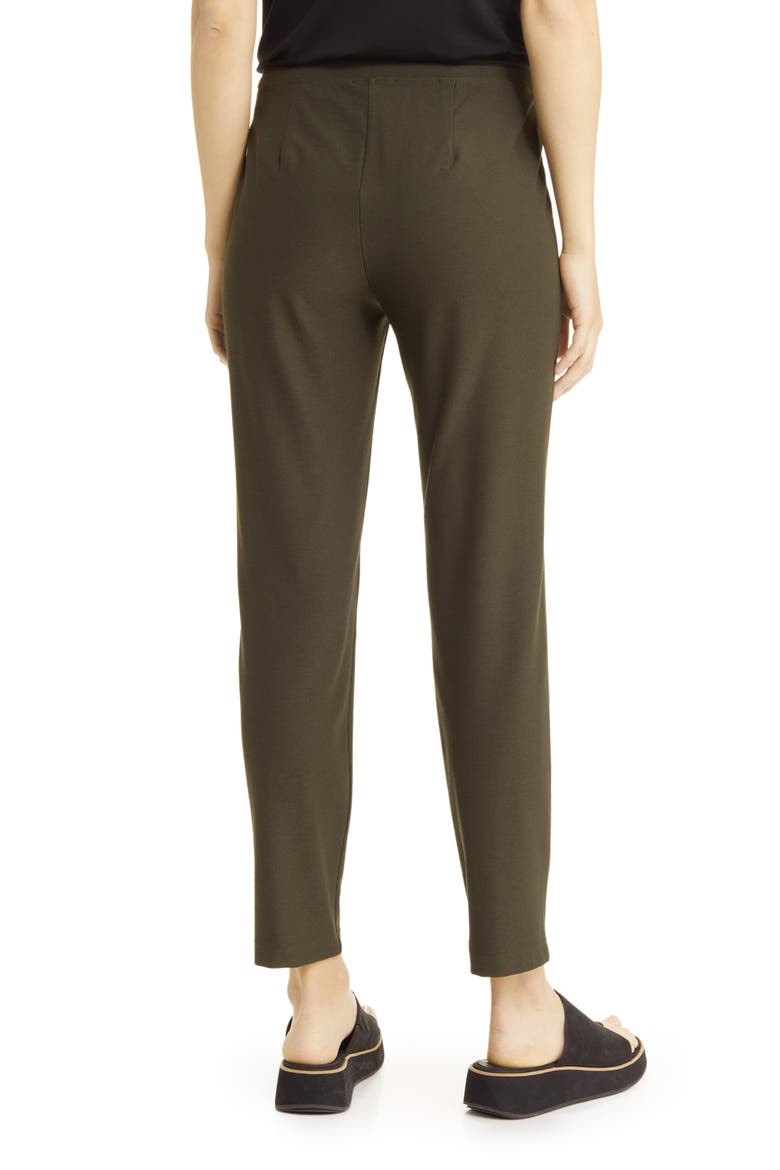 Slim Knit Ankle Pants, Alternate, color, WOODLAND