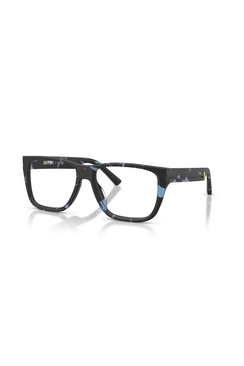 58mm Square optical glasses, Main, color, Blue