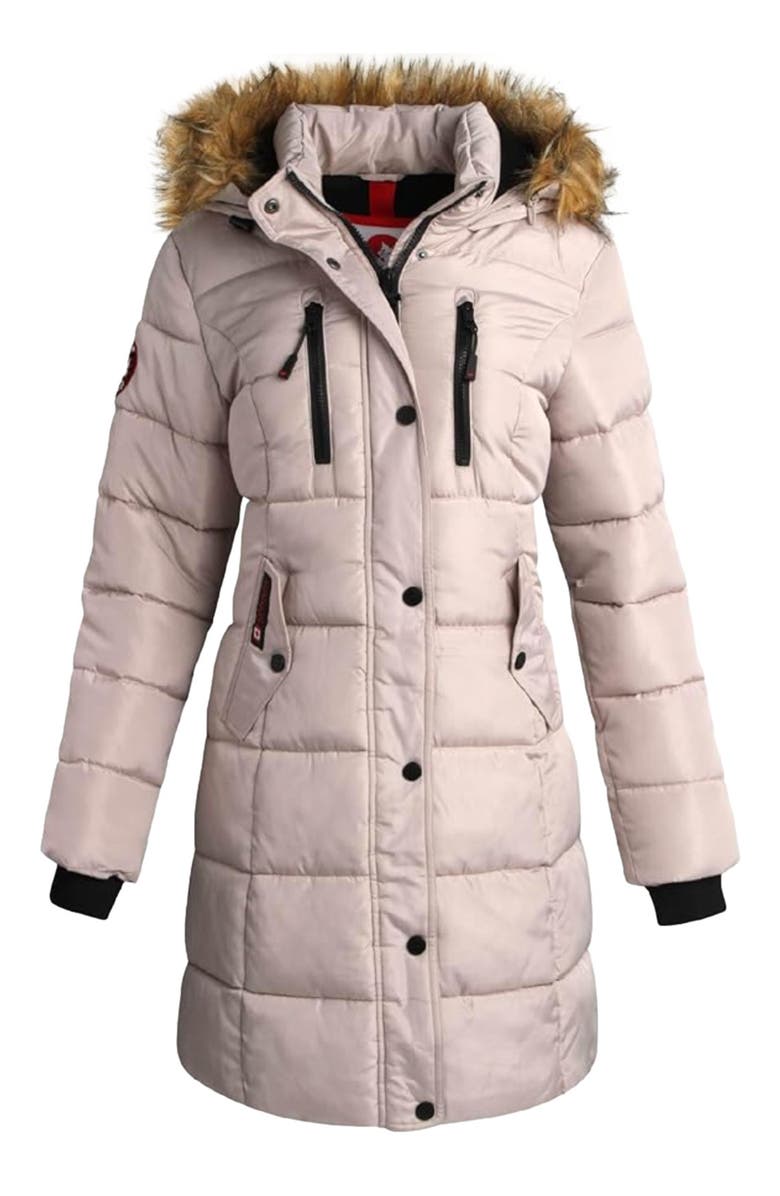 CANADA WEATHER GEAR Women's Heavyweight Long Parka Jacket, Alternate, color, Sand