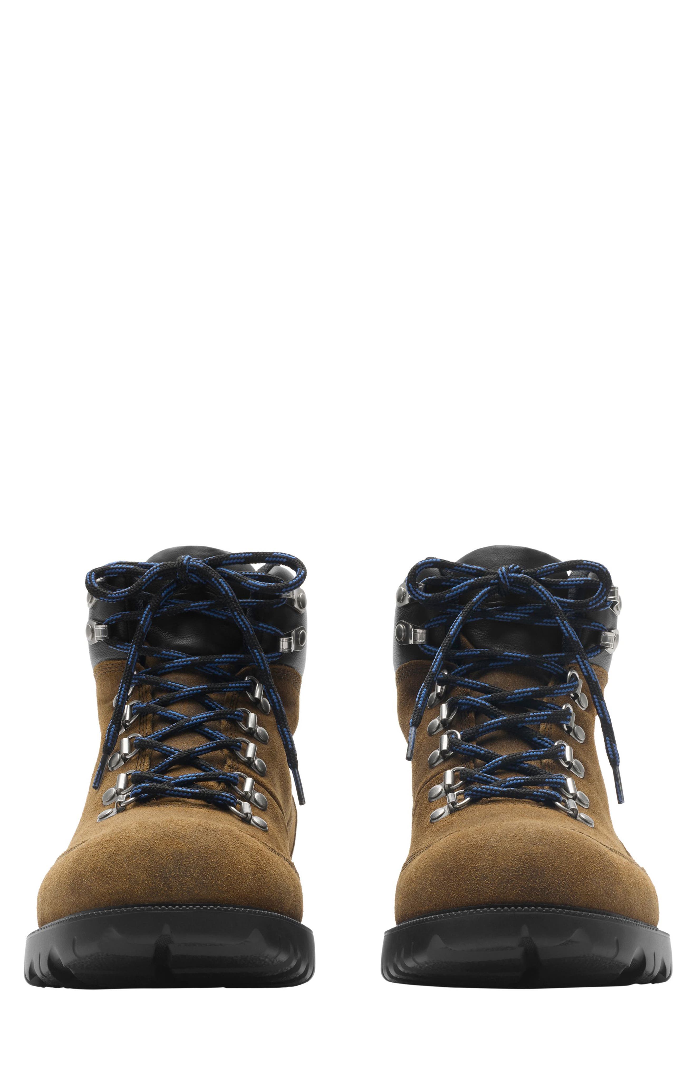 Burberry Moor Lace-Up Boot, Alternate, color, Jute
