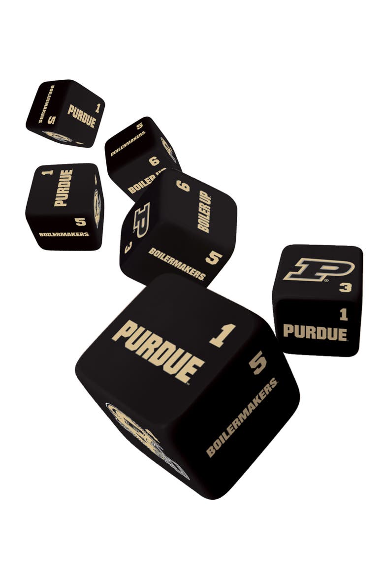 Purdue Boilermakers Dice Set - 19mm, Alternate, color, Multicolor