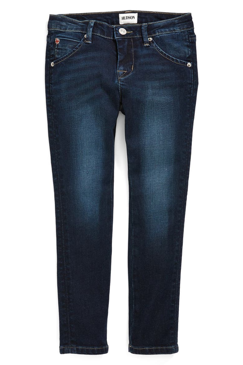 Hudson Kids 'Collin' Flap Pocket Skinny Jeans, Main, color, FREEZER BLUE