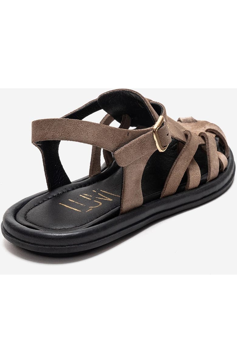 Forever & Always Shoes Alone Leather Gladiator Sandal, Alternate, color, Mink Suede