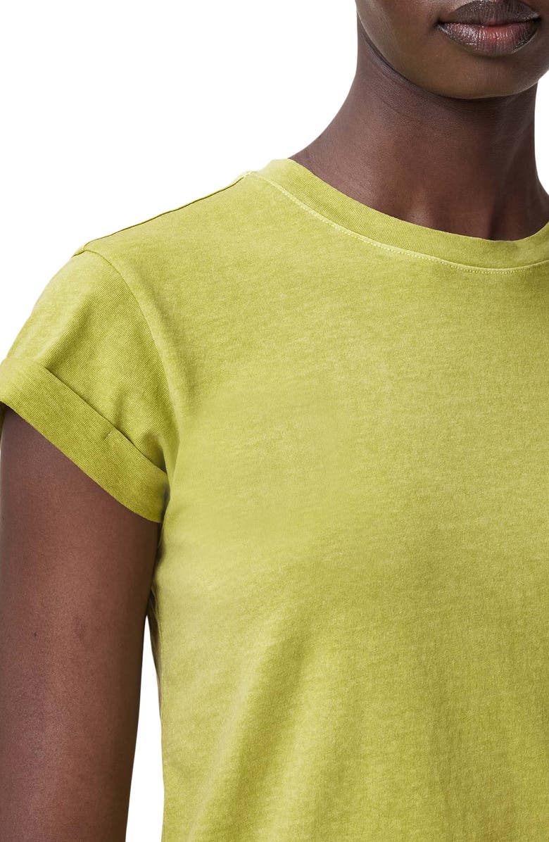 AllSaints Anna Cotton T-Shirt, Alternate, color, Unity Green