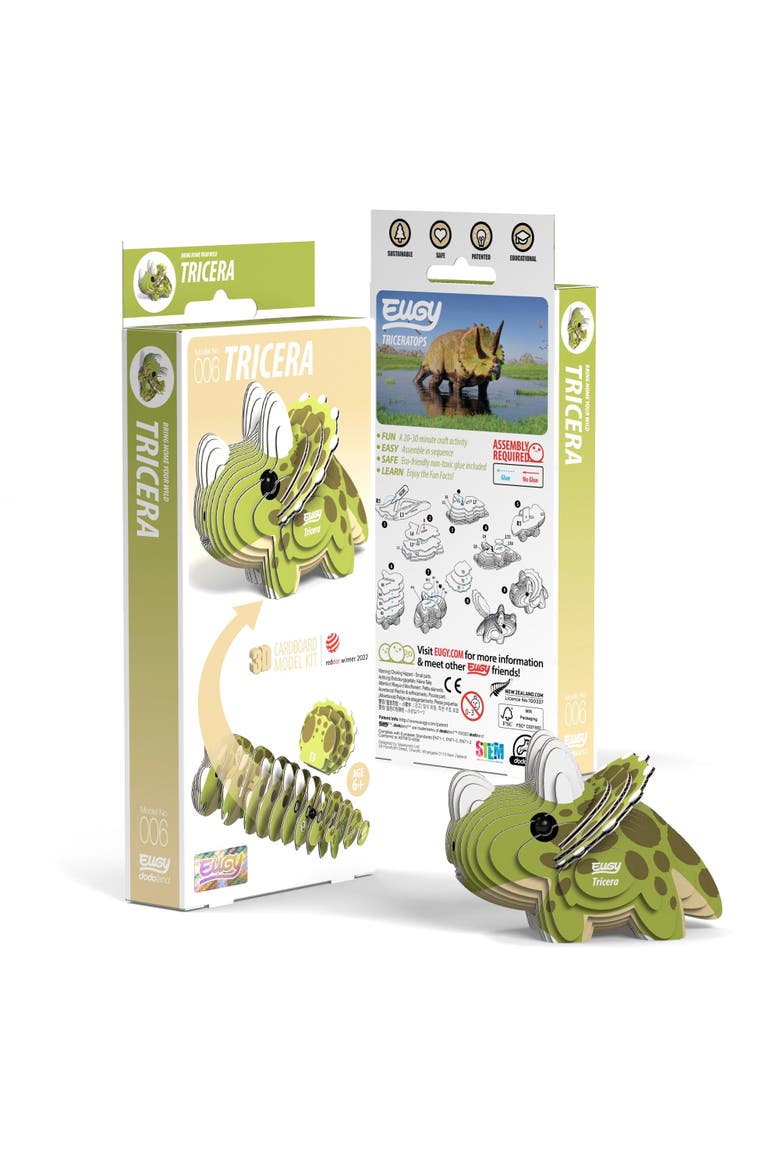 Triceratops 3D Puzzle, Main, color, No Color