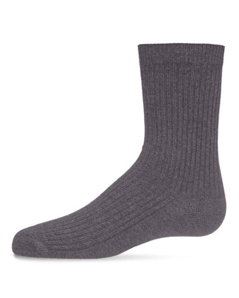 Ribbed Rich Crew Socks