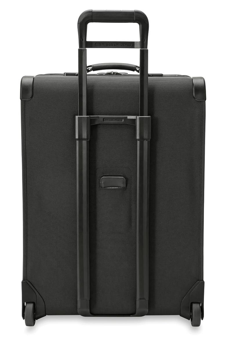 26-Inch Baseline Medium Expandable Wheeled Upright Packing Case, Alternate, color, BLACK