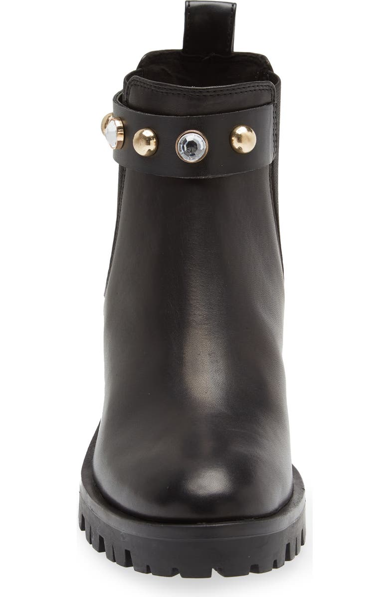 KARL LAGERFELD PARIS Porshay Lug Sole Bootie, Alternate, color,