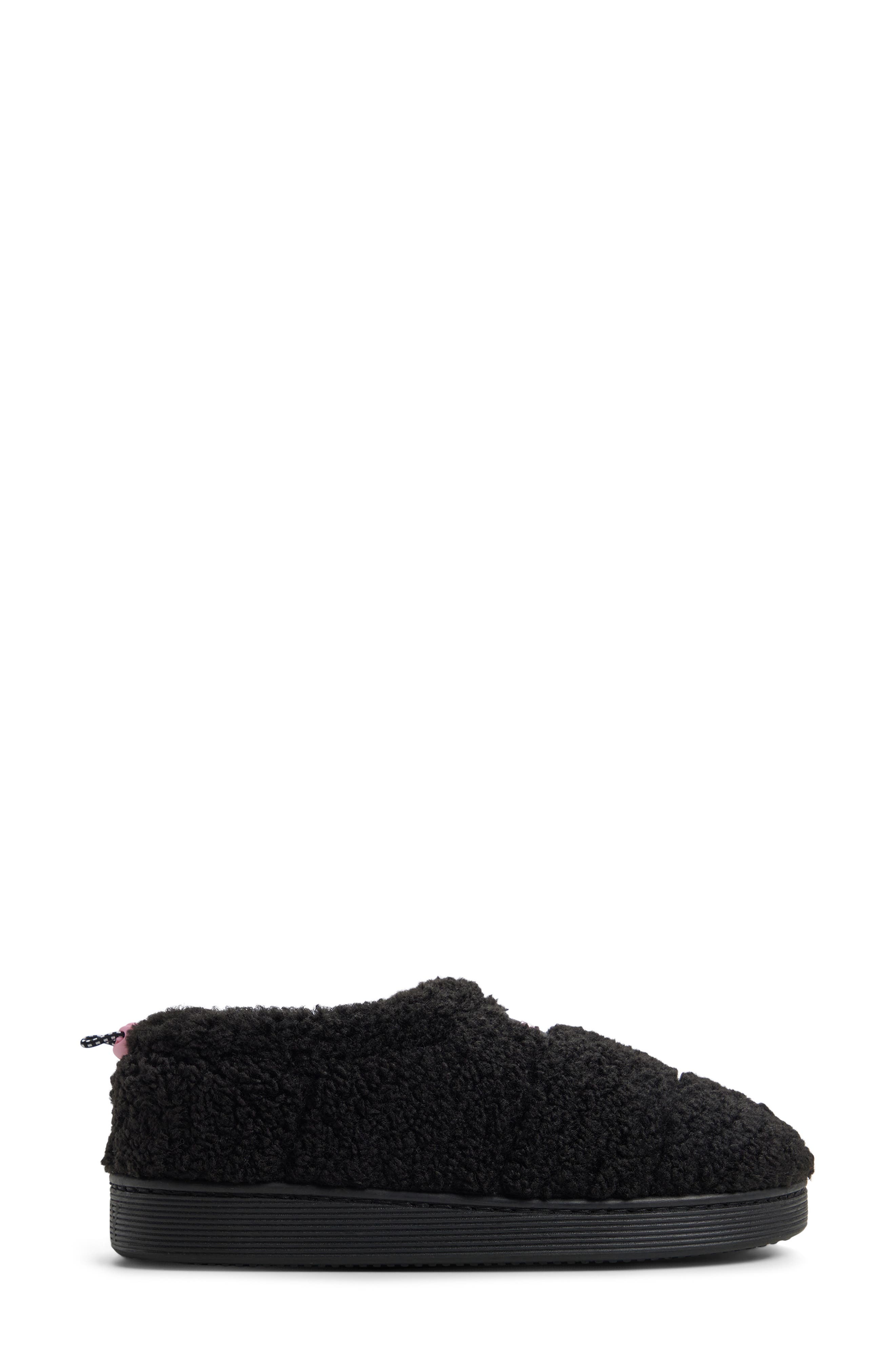 Roxy Colorado Faux Shearling Slipper, Alternate, color, Black
