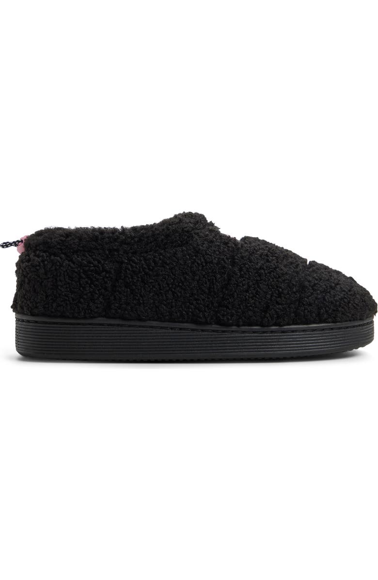 Roxy Colorado Faux Shearling Slipper, Alternate, color, Black