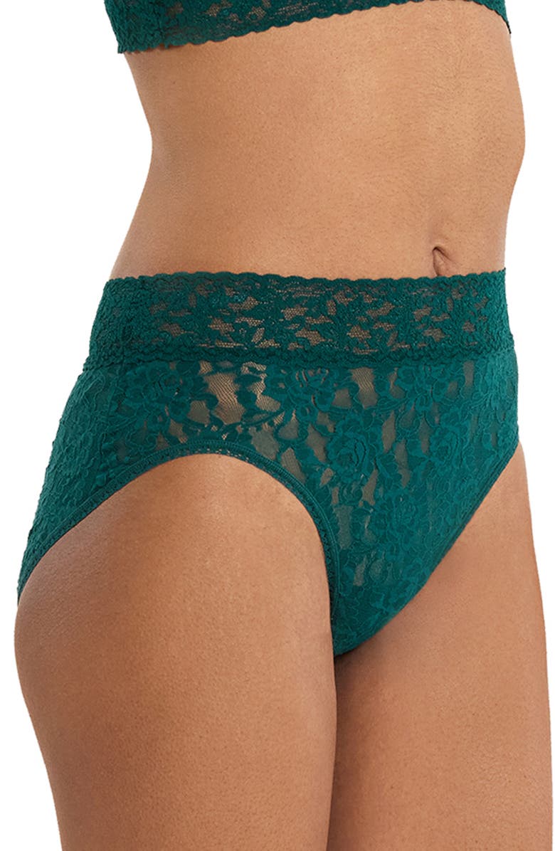 Hanky Panky French Briefs, Alternate, color, Mountain Green