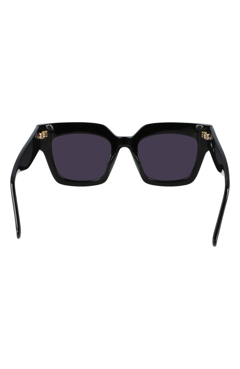 MCM 51mm Logo Plaque Square Sunglasses, Alternate, color, 