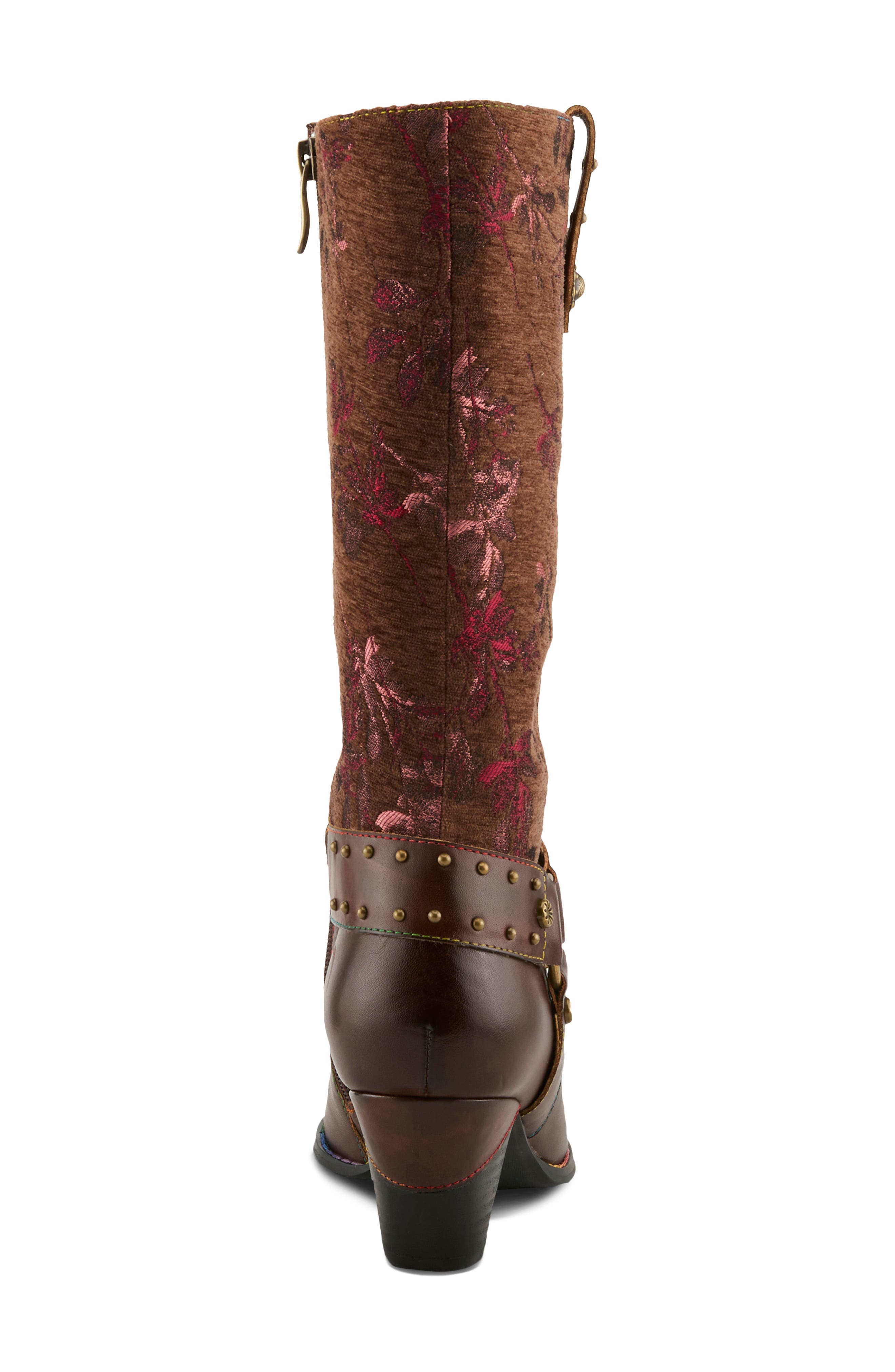 L'Artiste by Spring Step Wyoming Knee High Boot, Alternate, color, Brown Multi