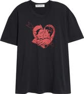 OUR LEGACY Loose Love Story Graphic T-Shirt