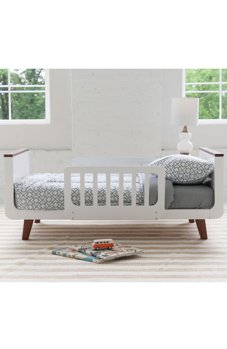 Little Partners Mod Toddler Bed, Alternate, color, White & Espresso