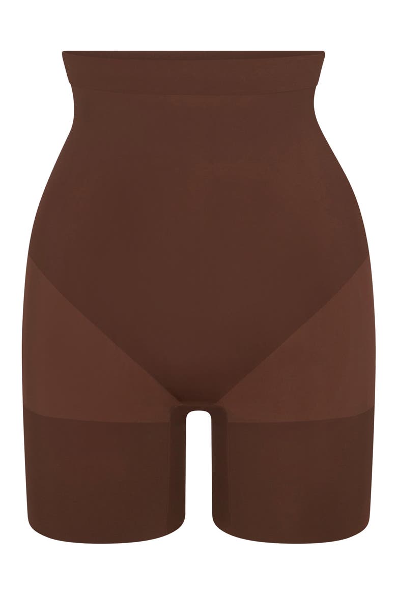 Everyday Sculpt Mid Thigh Shorts, Alternate, color, COCOA