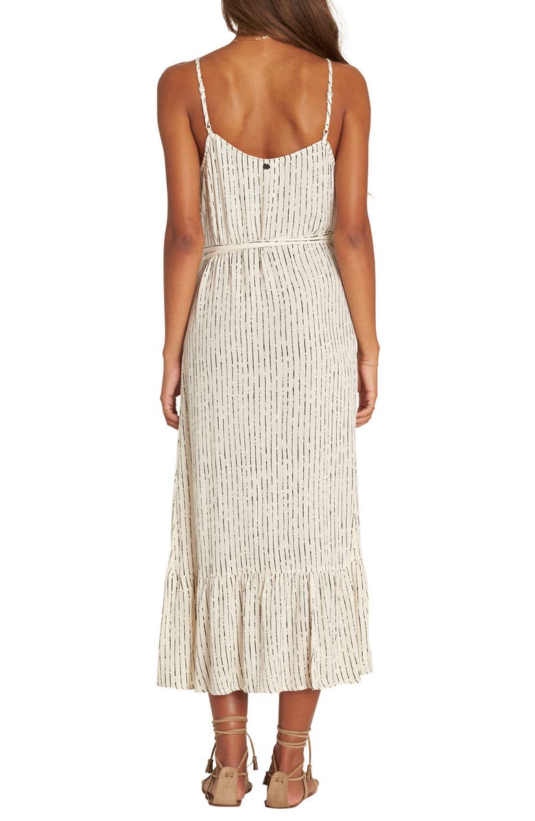 Billabong Hold Me Tight Wrap Midi Dress, Alternate, color, 