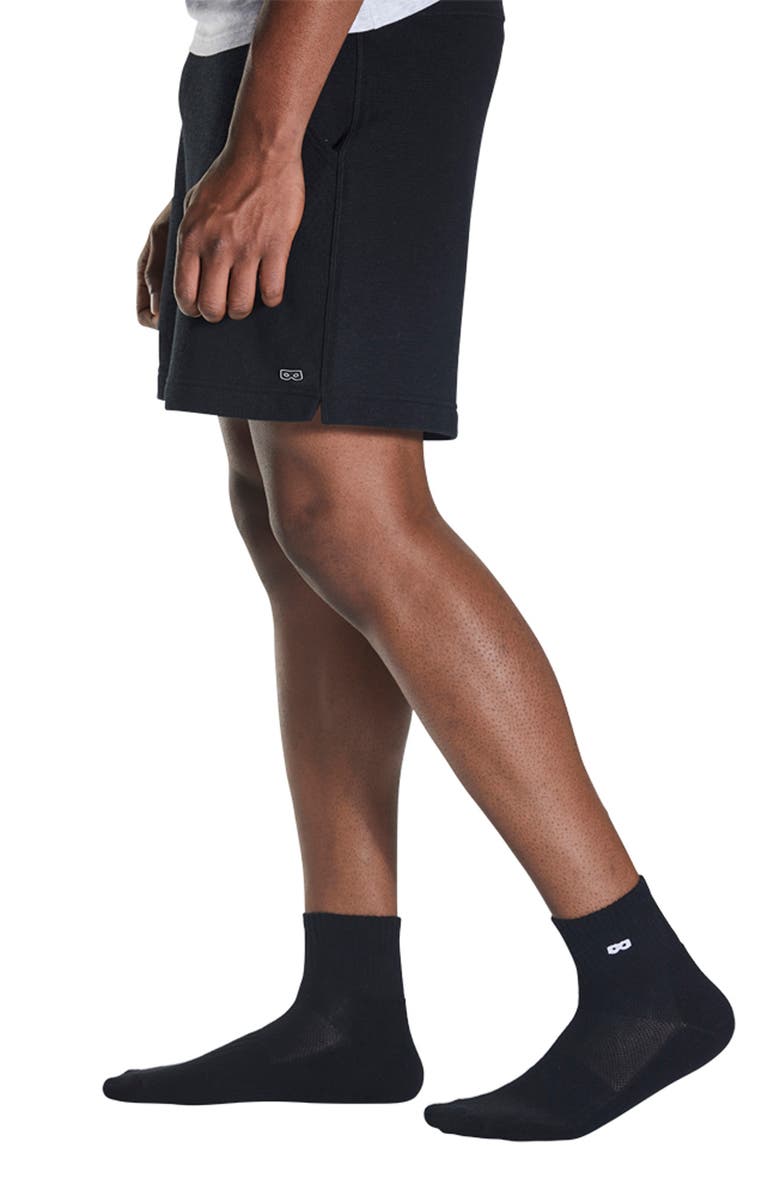 Pair of Thieves 6-Pack Sporty Cushion Ankle Socks, Alternate, color, Black